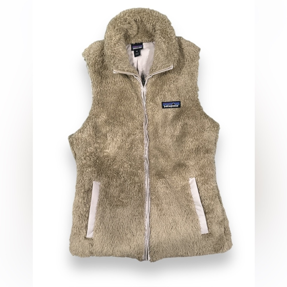 Patagonia Tan Fleece Vest XS